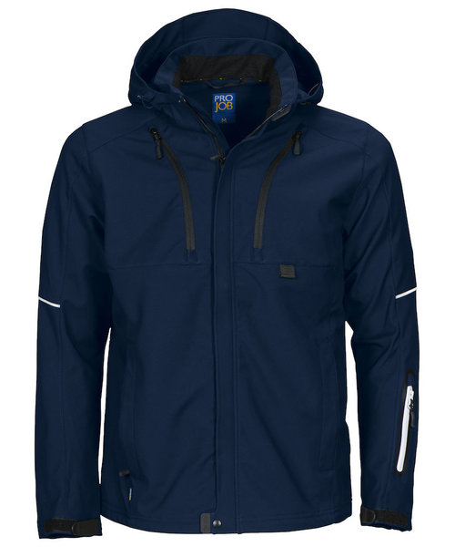 Projob Swedish Workwear Veste Softshell PROJOB marine pour hommes