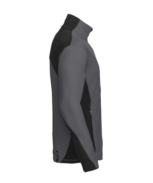 Projob Swedish Workwear Sweat-shirt PROJOB à longue fermeture éclair, gris / pour hommes