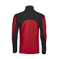 Projob Swedish Workwear PROJOB Sweat-shirt à fermeture éclair longue rouge pour hommes