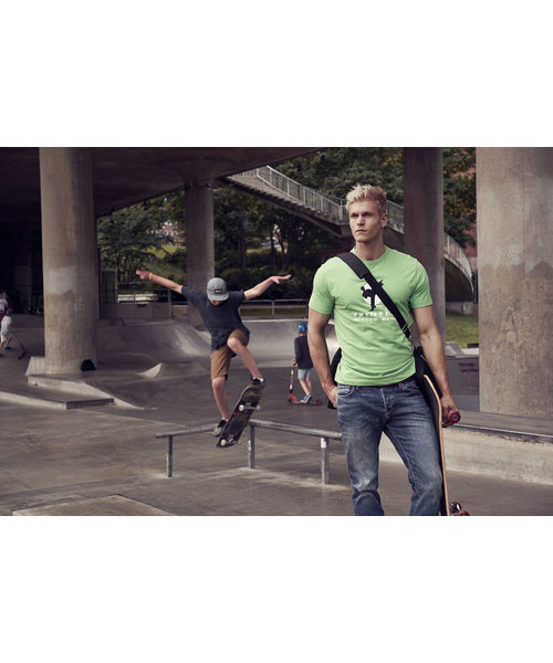 Printer Active Wear  PRINTER Essentials t-shirt épais à manches courtes noir / pour hommes