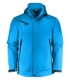 PRINTER Essentials veste softshell rembourrée bleu océan