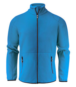 PRINTER Essentials fleece jacket speedway heren oceaanblauw