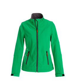 PRINTER Essentials veste softshell trial pour femmes vert frais