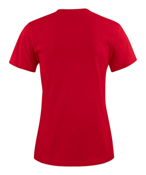 Printer Essentials PRINTER Essentials heavy t-shirt short sleeves rood/ dames