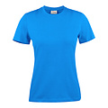 Printer Essentials PRINTER Essentials heavy t-shirt short sleeves oceaanblauw/ dames