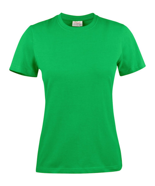 Printer Essentials PRINTER Essentials t-shirt épais à manches courtes vert frais / femme