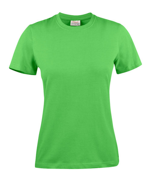 Printer Essentials PRINTER Essentials t-shirt épais à manches courtes vert citron / femme