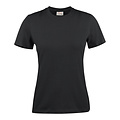 Printer Essentials PRINTER Essentials heavy t-shirt short sleeves zwart/ dames