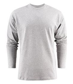 PRINTER Essentials t-shirt épais à manches longues gris