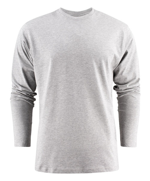 Printer Essentials PRINTER Essentials heavy t-shirt long sleeves grijs/ heren
