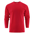 Printer Essentials PRINTER Essentials heavy t-shirt long sleeves rood/ heren