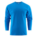 Printer Essentials PRINTER Essentials heavy t-shirt long sleeves oceaanblauw/ heren