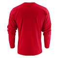Printer Essentials PRINTER Essentials heavy t-shirt long sleeves rood/ heren