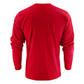 Printer Essentials PRINTER Essentials T-shirt épais à manches longues rouge pour hommes