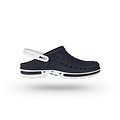 WOCK CLOG 03 wit /marineblauw, Steri-tech (medische klomp)