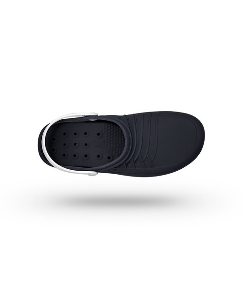 WOCK CLOG 03 blanc/bleu marine, Steri-tech (sabot médical)