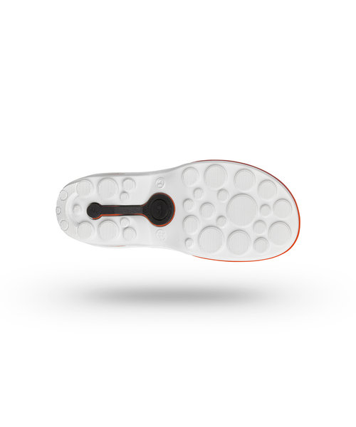 WOCK CLOG 05 blanc/orange, Steri-tech (sabot médical)