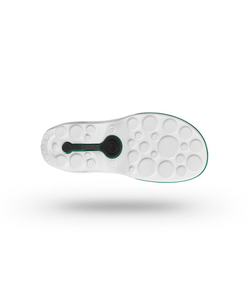 WOCK CLOG 06 blanc/vert, Steri-tech (sabot médical)