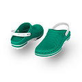 WOCK CLOG 06 blanc/vert, Steri-tech (sabot médical)