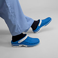 WOCK CLOG 07 blanc/bleu moyen, Steri-tech (sabot médical)