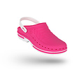 WOCK CLOG 09 blanc/fuchsia, Steri-tech (sabot médical)