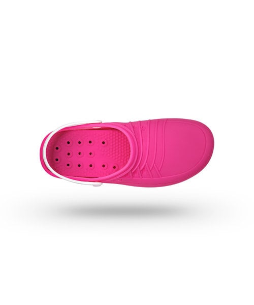 WOCK CLOG 09 blanc/fuchsia, Steri-tech (sabot médical)