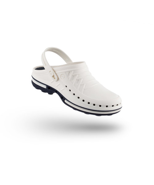 WOCK CLOG 13 bleu marine/blanc, Steri-tech (sabot médical)