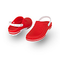 WOCK CLOG 17 blanc/rouge, Steri-tech (sabot médical)
