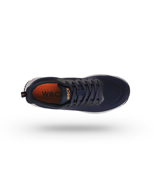 WOCK BREELITE 01 werksneaker - marineblauw