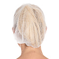 HygoNorm Filet à cheveux Clip Cap Light blanc
