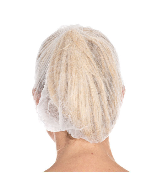 HygoNorm Filet à cheveux Clip Cap Light blanc