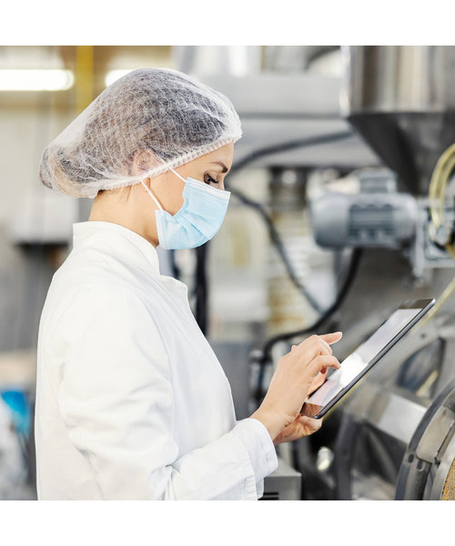 HygoNorm Filet à cheveux Clip Cap Light blanc