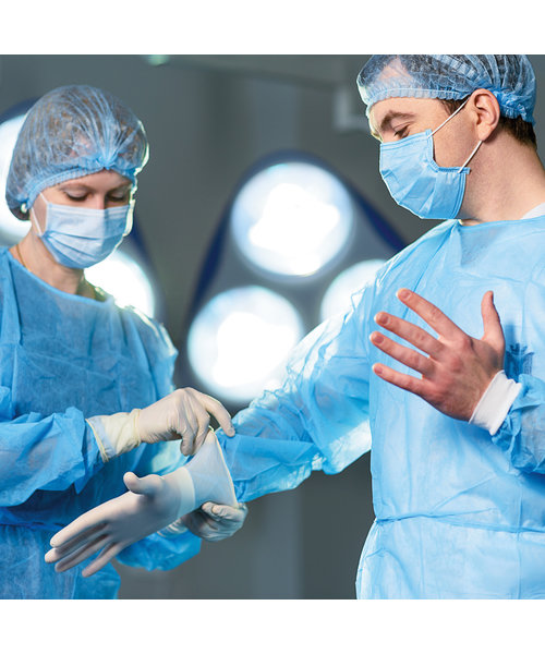 HygoNorm Filet à cheveux Clip Cap Light bleu