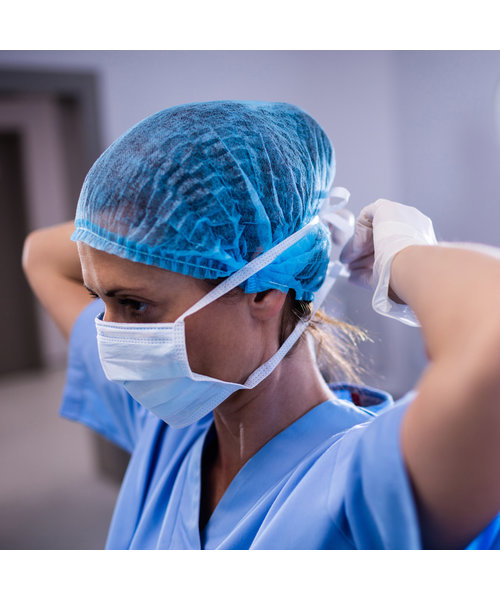 HygoNorm Filet à cheveux Clip Cap Light bleu