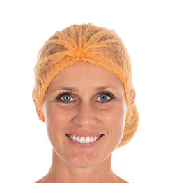 Filet à cheveux Clip Cap Light orange