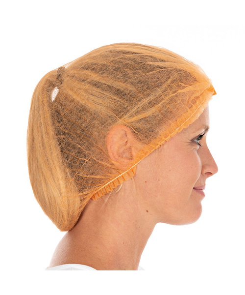 HygoNorm Filet à cheveux Clip Cap Light orange