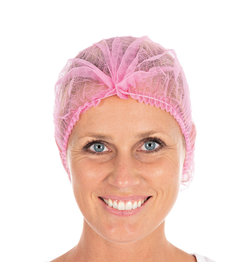 Haarnetje Clip Cap Light roze