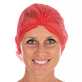 HygoNorm Filet à cheveux Clip Cap Light rouge