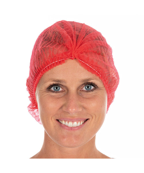 HygoNorm Filet à cheveux Clip Cap Light rouge