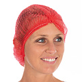 HygoNorm Filet à cheveux Clip Cap Light rouge