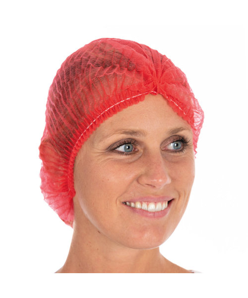 HygoNorm Filet à cheveux Clip Cap Light rouge