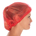 HygoNorm Filet à cheveux Clip Cap Light rouge