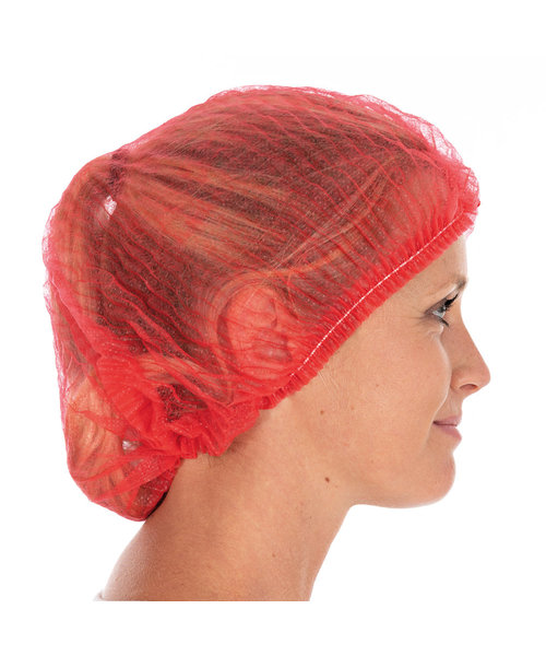 HygoNorm Filet à cheveux Clip Cap Light rouge