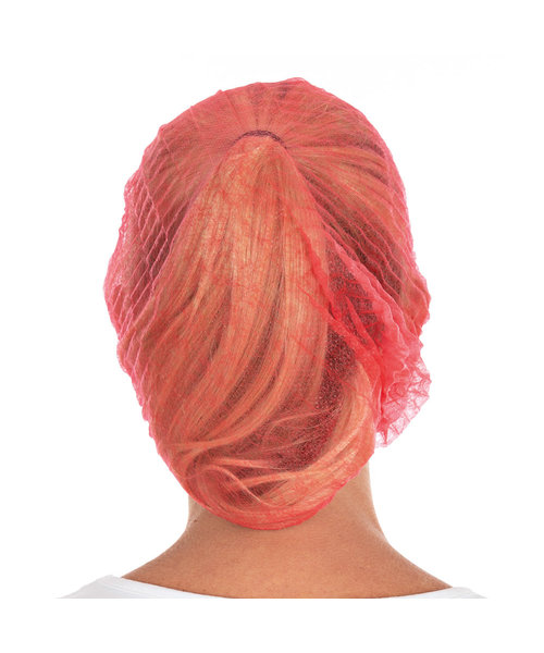 HygoNorm Filet à cheveux Clip Cap Light rouge