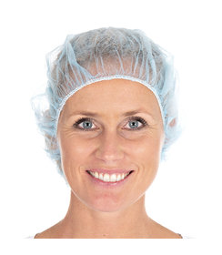 Filet à cheveux bouffant Bettina Light bleu