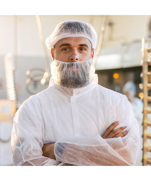 HygoStar Masque à barbe PP/bleu 46 x 20 cm