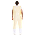 HygoStar Tablier jetable en LDPE pour le corps entier, 30 my/jaune