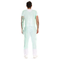 HygoStar Tablier jetable en LDPE pour le corps entier, 30 my/vert
