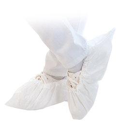 Couvre-chaussures en CPE/blanc