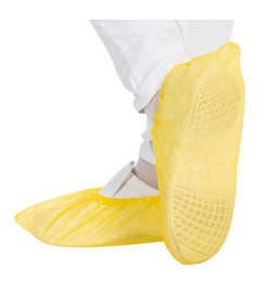 Couvre-chaussures en CPE/jaune